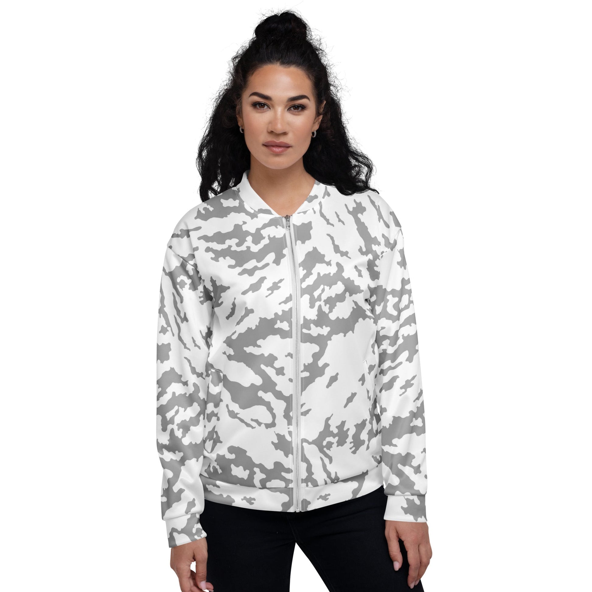 Russian Barvikha Red Dawn Snow Movie CAMO Unisex Bomber Jacket