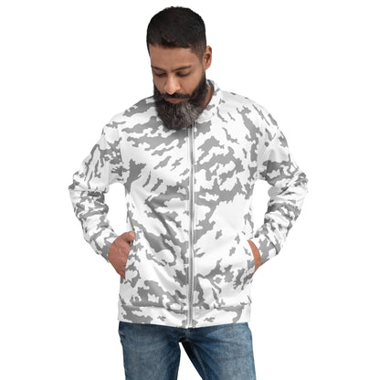 Russian Barvikha Red Dawn Snow Movie CAMO Unisex Bomber Jacket - XS