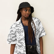 Barvikha Snow Russian CAMO Unisex Short-Sleeve Button Shirt - Button-Up