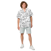 Barvikha Snow Russian CAMO Unisex Short-Sleeve Button Shirt - Button-Up