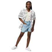Barvikha Snow Russian CAMO Unisex Short-Sleeve Button Shirt - Button-Up