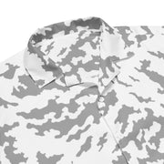 Barvikha Snow Russian CAMO Unisex Short-Sleeve Button Shirt - Button-Up
