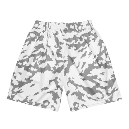 Russian Barvikha Red Dawn Snow Movie CAMO Unisex mesh shorts - Mesh Shorts