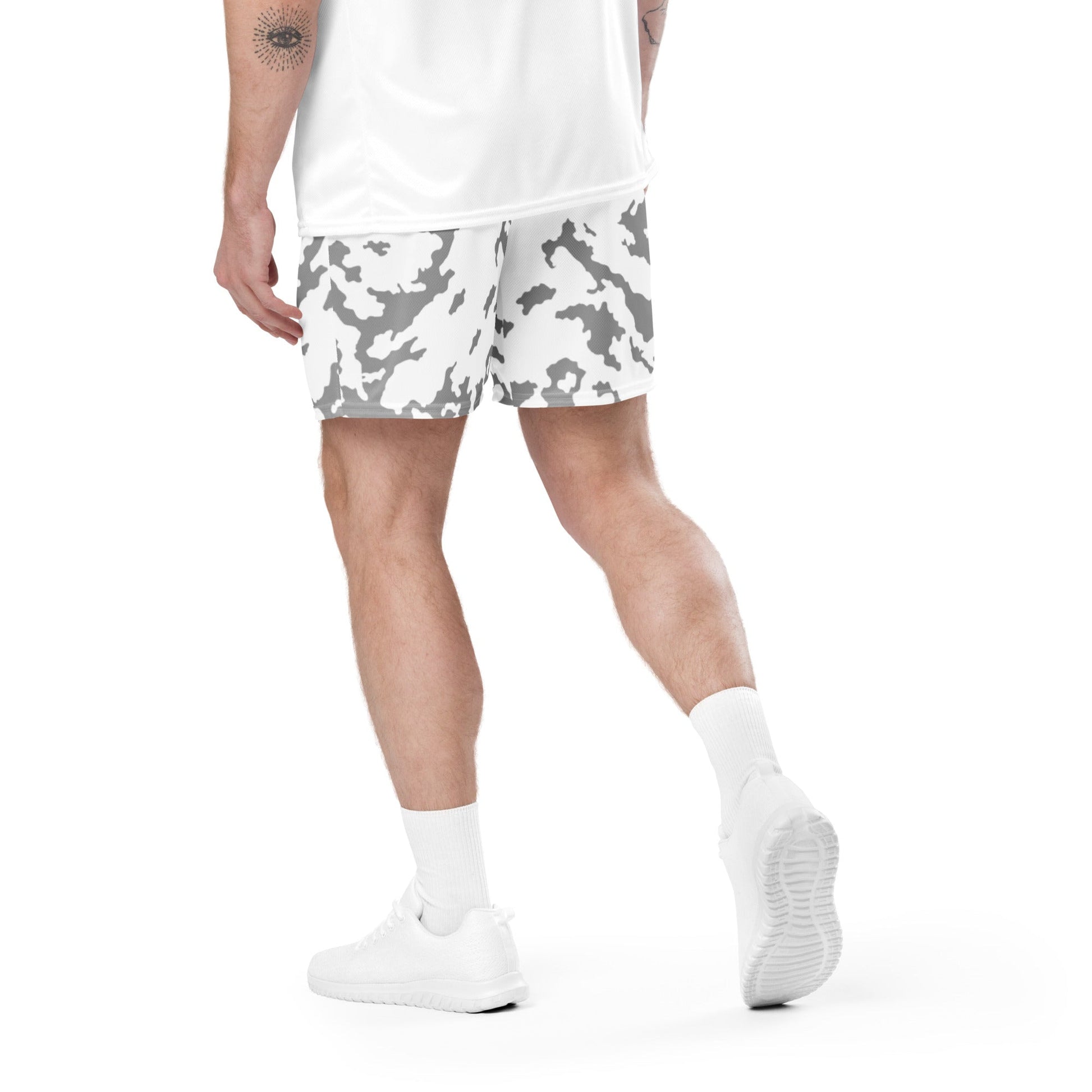 Russian Barvikha Red Dawn Snow Movie CAMO Unisex mesh shorts - Mesh Shorts