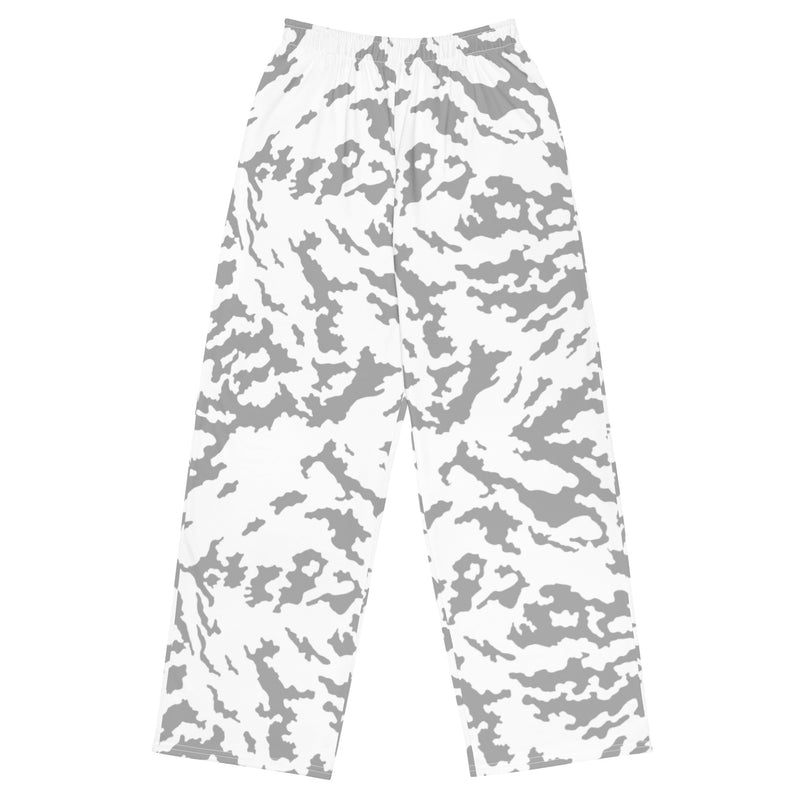 Barvikha Snow Russian CAMO Unisex Wide-Leg Leisure Pants - 2XS - Pant