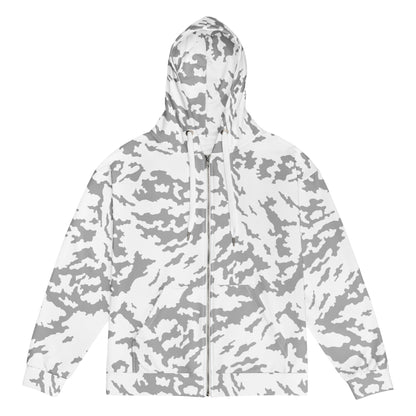 Russian Barvikha Red Dawn Snow Movie CAMO Unisex Zip Hoodie - 2XS