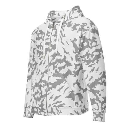 Russian Barvikha Red Dawn Snow Movie CAMO Unisex Zip Hoodie