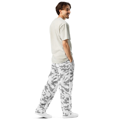 Russian Barvikha Red Dawn Snow Movie CAMO Wide-leg joggers - Joggers