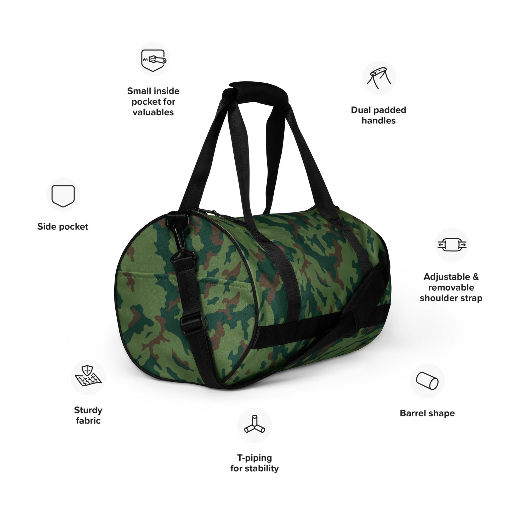 Russian Barvikha Spring CAMO Gym Bag