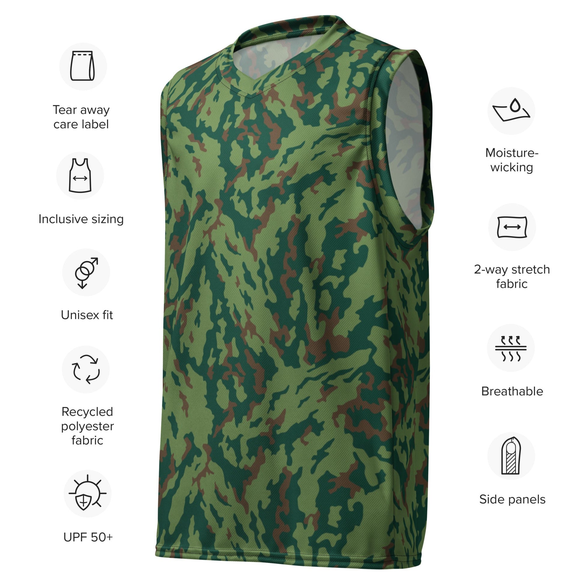 Russian Barvikha Spring CAMO unisex basketball jersey - Basketball Jerseys