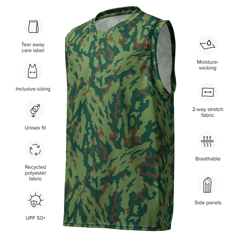 Barvikha Spring Russian CAMO Unisex Basketball Jersey