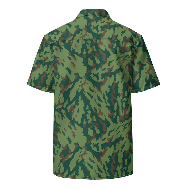 Barvikha Spring Russian CAMO Unisex Short-Sleeve Button Shirt - Button-Up