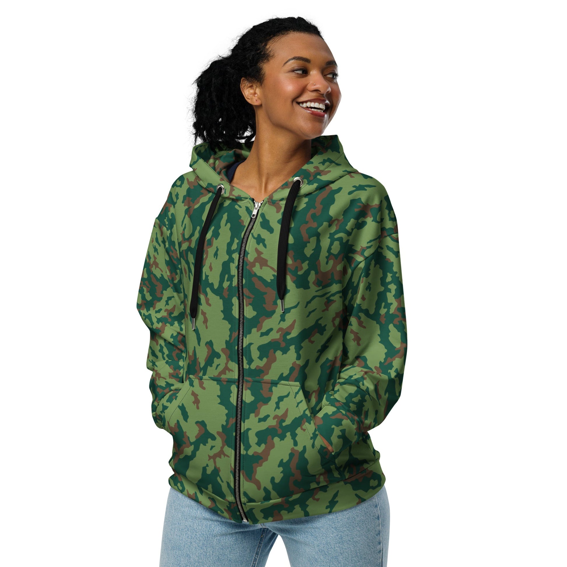 Russian Barvikha Spring CAMO Unisex zip hoodie - Zip Hoodies