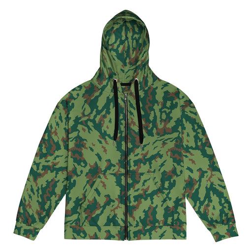 Barvikha Spring Russian CAMO Unisex Zip Hoodie - 2XS