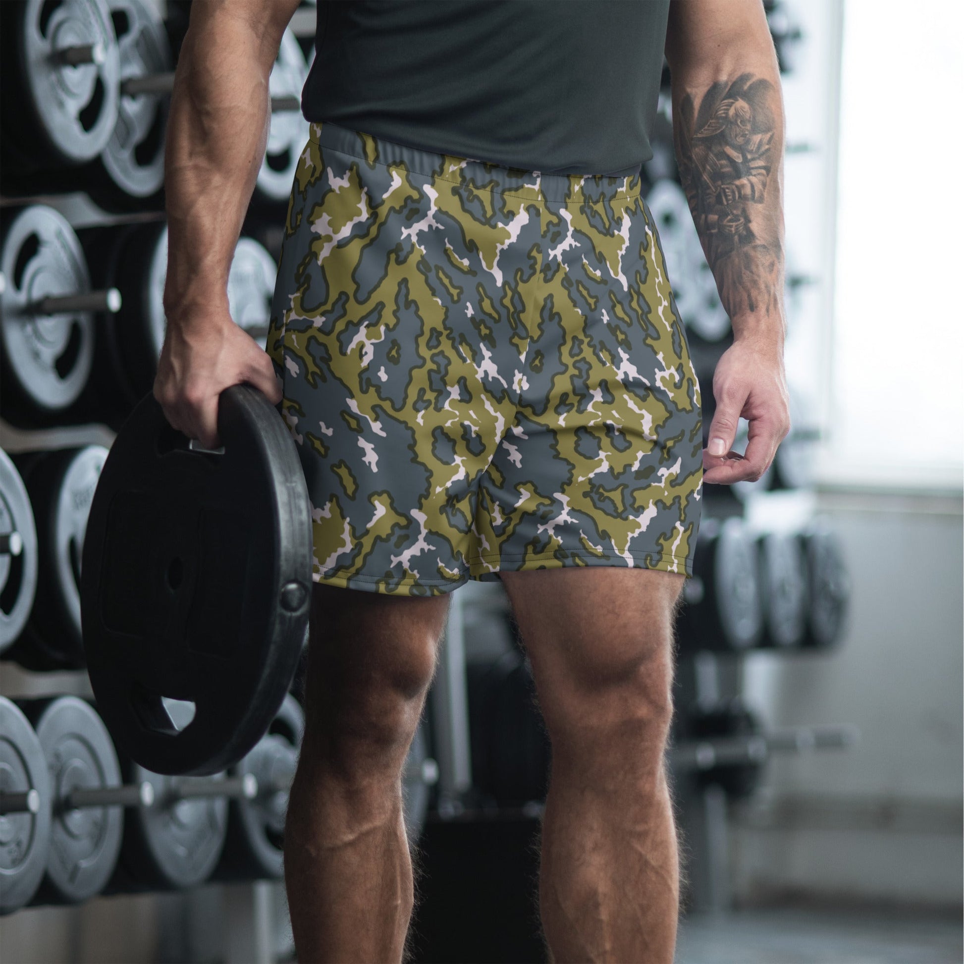 Russian Barvikha Tundra CAMO Unisex Athletic Shorts - XS
