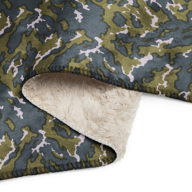 Barvikha Tundra Russian CAMO Sherpa Blanket
