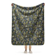 Barvikha Tundra Russian CAMO Sherpa Blanket - 50″×60″