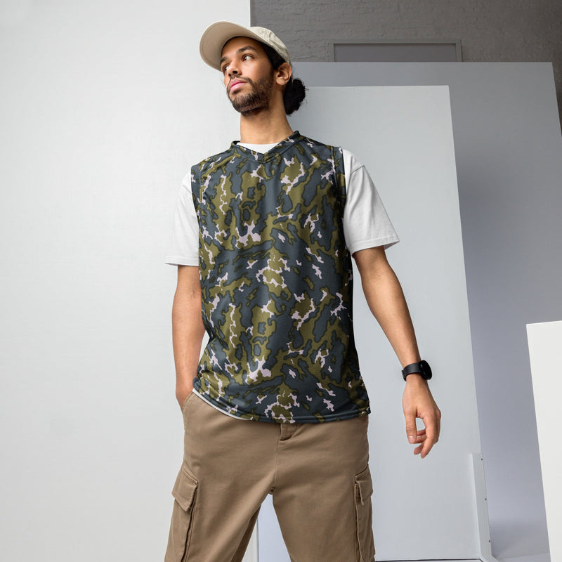 Barvikha Tundra Russian CAMO Unisex Basketball Jersey - 2XS