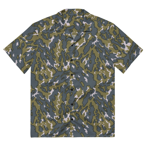 Barvikha Tundra Russian CAMO Unisex Short-Sleeve Button Shirt - 2XS - Button-Up