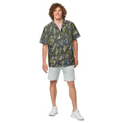 Barvikha Tundra Russian CAMO Unisex Short-Sleeve Button Shirt - Button-Up