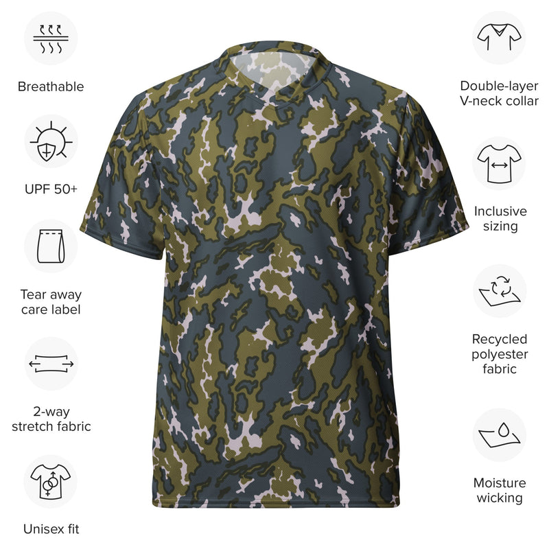 Barvikha Tundra Russian CAMO Unisex Sports Jersey