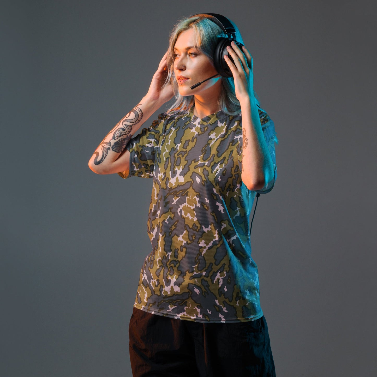 Russian Barvikha Tundra CAMO unisex sports jersey - Sports Jerseys