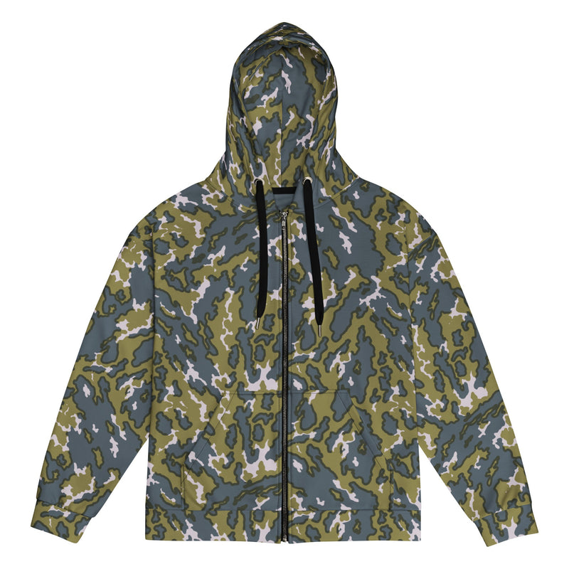 Barvikha Tundra Russian CAMO Unisex Zip Hoodie - 2XS