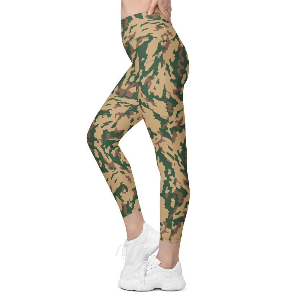 Russian Barvikha VSR Dubok Desert CAMO Leggings with pockets - Womens With Pockets