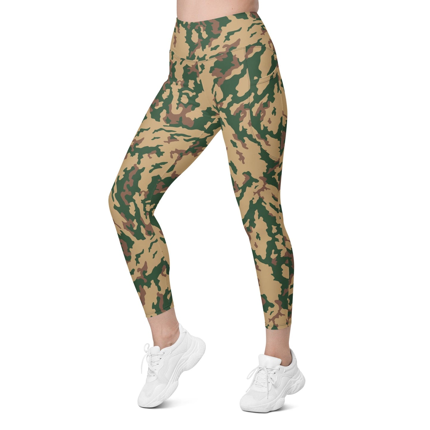 Russian Barvikha VSR Dubok Desert CAMO Leggings with pockets - Womens With Pockets