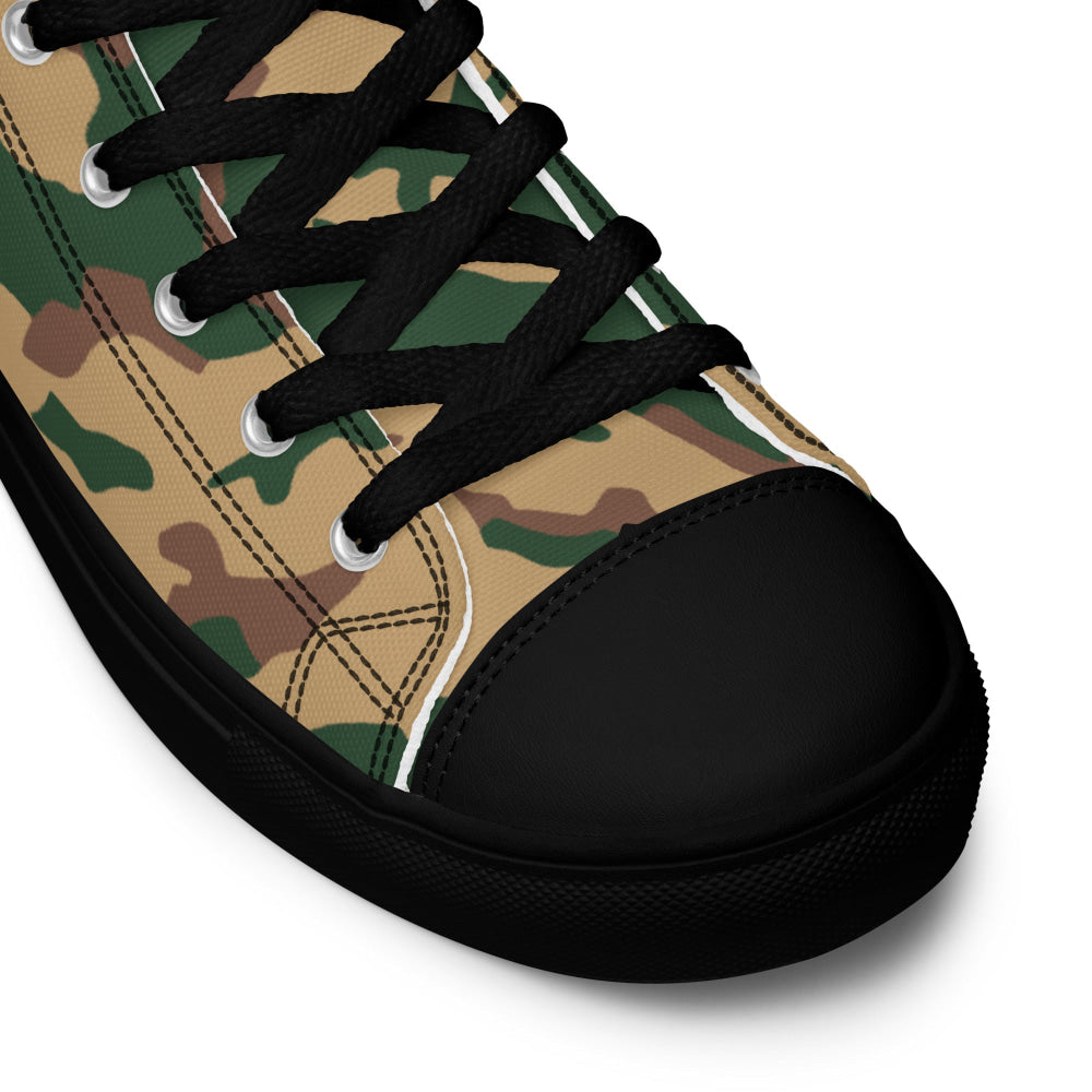 Russian Barvikha VSR Dubok Desert CAMO Men’s high top canvas shoes - Mens High Top Canvas Shoes