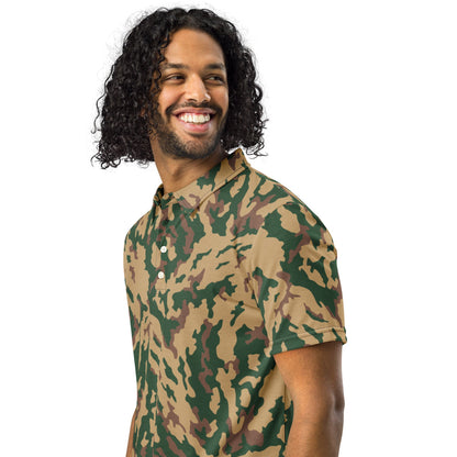 Russian Barvikha VSR Dubok Desert CAMO Men’s slim fit polo - Mens Slim Fit Polo