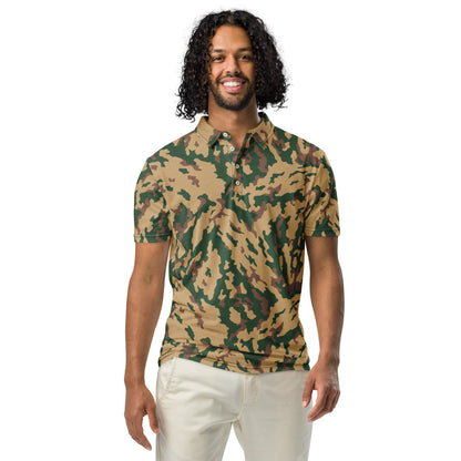 Russian Barvikha VSR Dubok Desert CAMO Men’s slim fit polo - Mens Slim Fit Polo