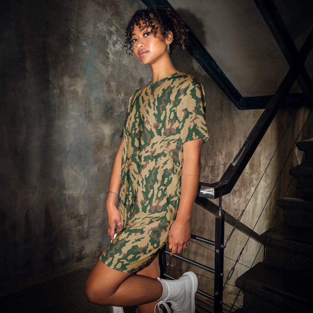 Russian Barvikha VSR Dubok Desert CAMO T-shirt dress - 2XS - Womens T-Shirt Dress