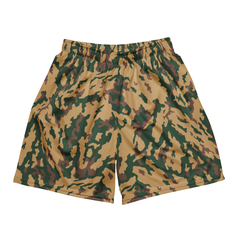 Russian Barvikha VSR Dubok Desert CAMO Unisex mesh shorts - 2XS - Mesh Shorts