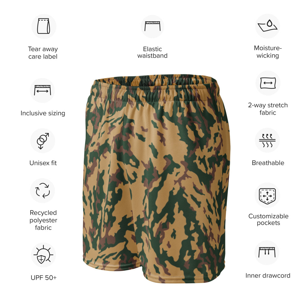 Russian Barvikha VSR Dubok Desert CAMO Unisex mesh shorts - Mesh Shorts