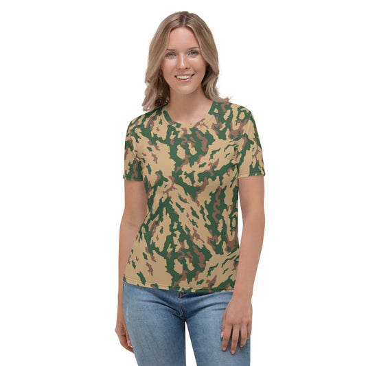 Russian Barvikha VSR Dubok Desert CAMO Women’s T-shirt - XS - Womens T-Shirt