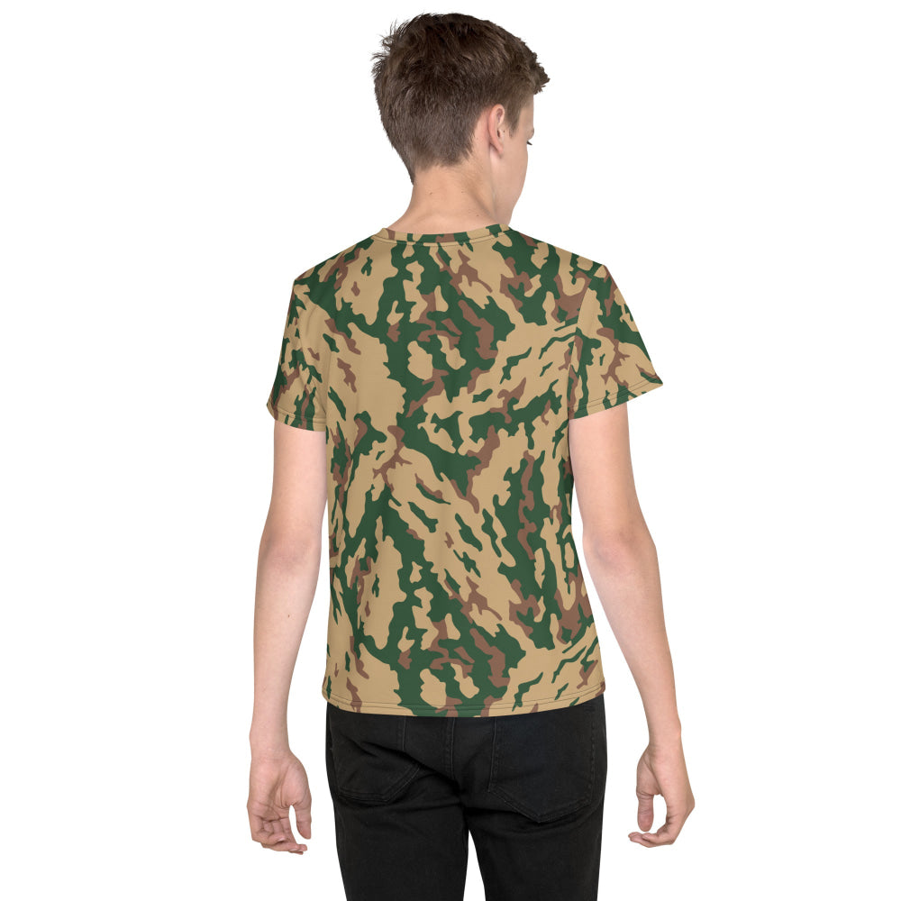 Russian Barvikha VSR Dubok Desert CAMO Youth crew neck t-shirt - Crew Neck T-shirt