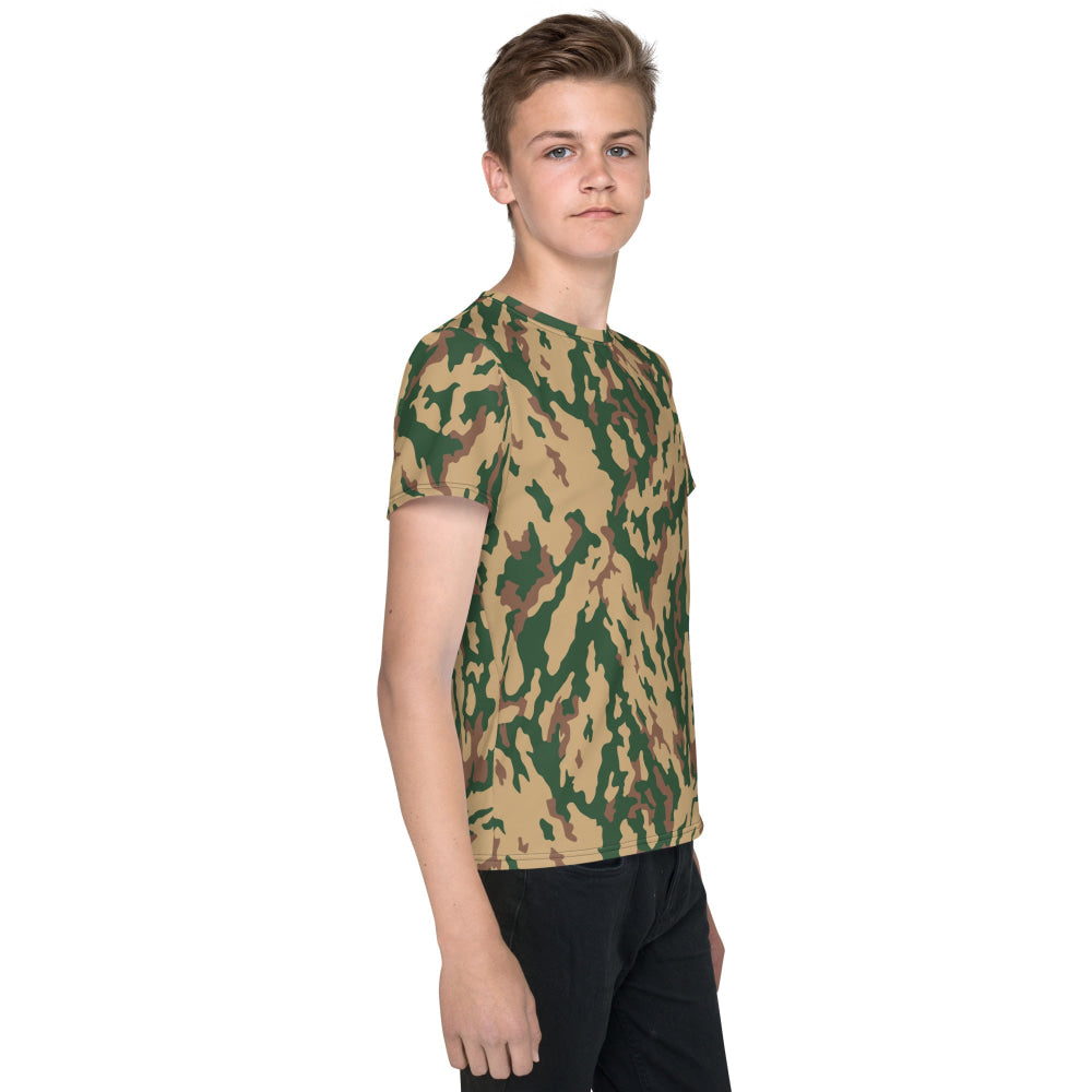 Russian Barvikha VSR Dubok Desert CAMO Youth crew neck t-shirt - Crew Neck T-shirt