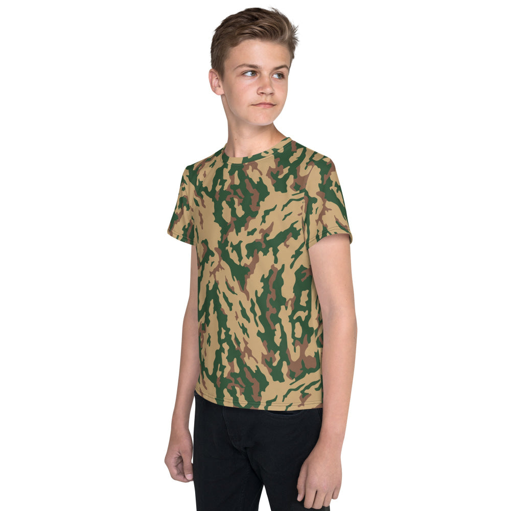 Russian Barvikha VSR Dubok Desert CAMO Youth crew neck t-shirt - Crew Neck T-shirt