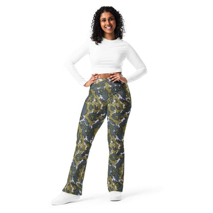 Russian Barvikha VSR Dubok CAMO Flare leggings - Womens Leggings