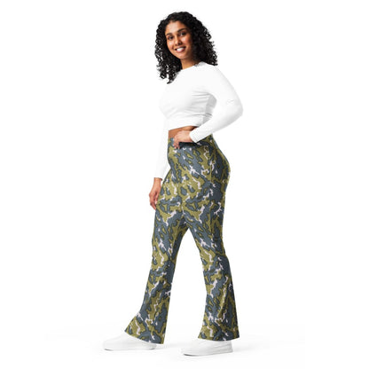 Russian Barvikha VSR Dubok CAMO Flare leggings - Womens Leggings