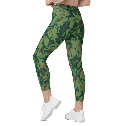 Russian Barvikha VSR Dubok Marine CAMO Leggings with pockets - Womens With Pockets