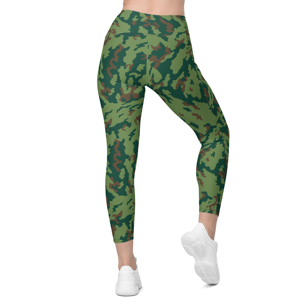 Russian Barvikha VSR Dubok Marine CAMO Leggings with pockets - Womens With Pockets