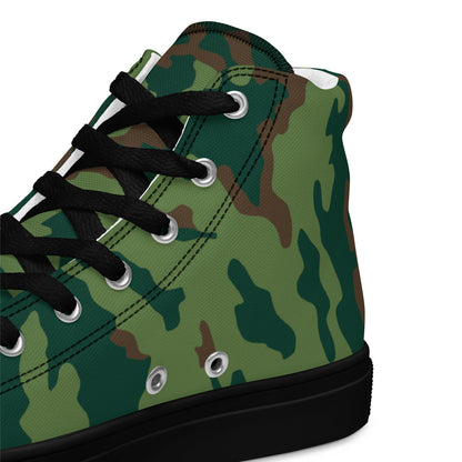 Russian Barvikha VSR Dubok Marine CAMO Men’s high top canvas shoes - Mens High Top Canvas Shoes