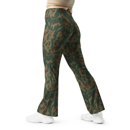 Russian Barvikha VSR Dubok Mountain CAMO Flare leggings - 2XS - Womens Leggings