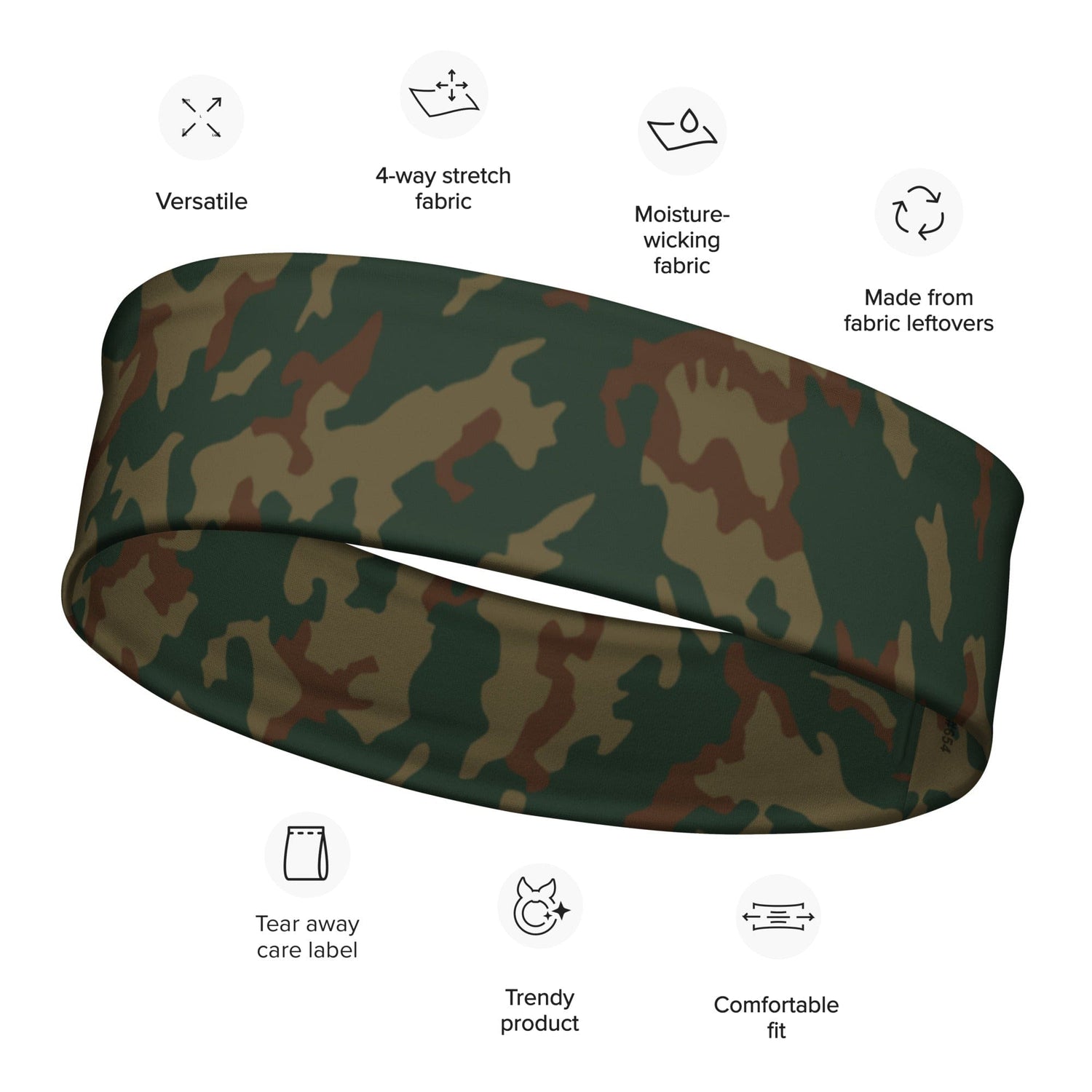 Russian Barvikha VSR Dubok Mountain CAMO Headband - M - Headbands