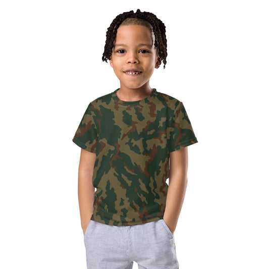 Russian Barvikha VSR Dubok Mountain CAMO Kids crew neck t-shirt - 2T - Crew Neck T-shirt