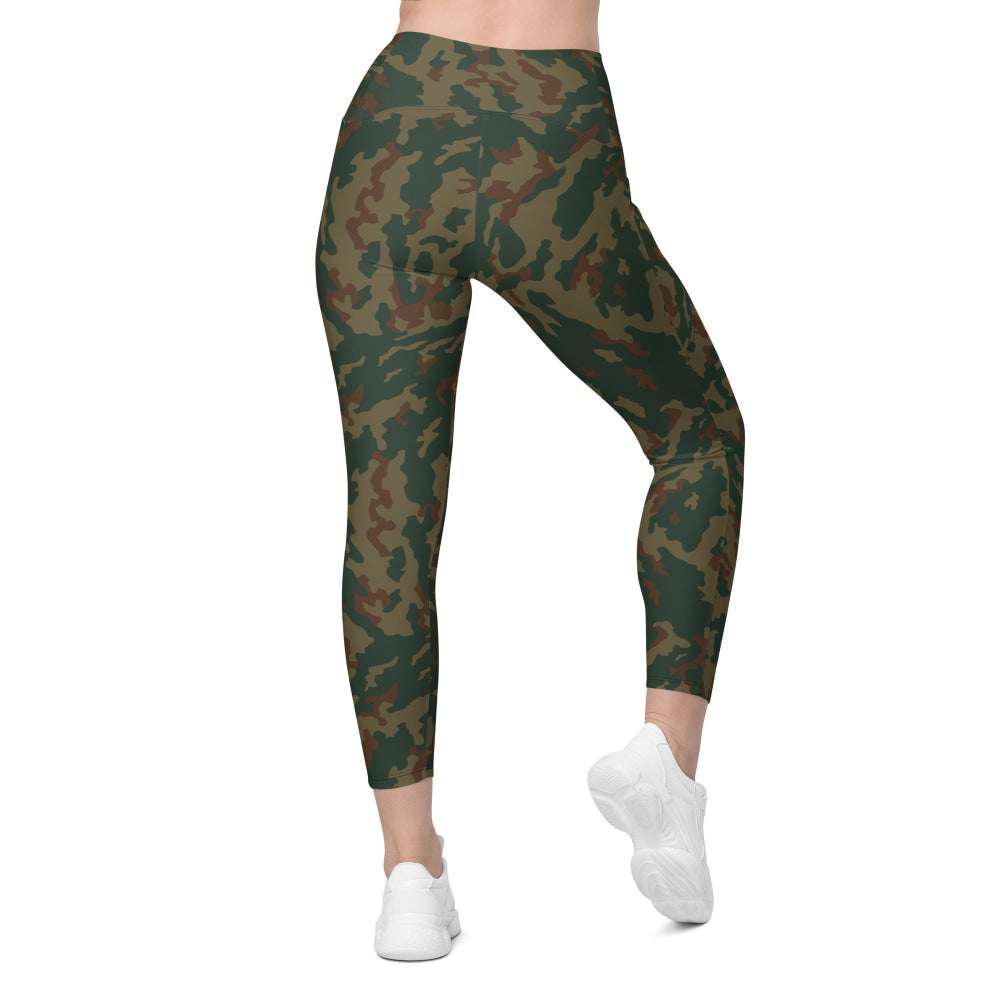 Russian Barvikha VSR Dubok Mountain CAMO Leggings with pockets - Womens With Pockets