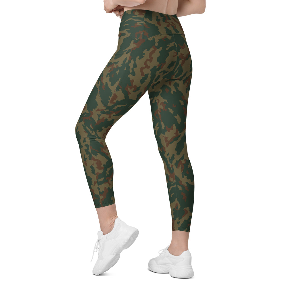 Russian Barvikha VSR Dubok Mountain CAMO Leggings with pockets - Womens With Pockets