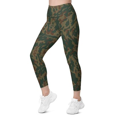 Russian Barvikha VSR Dubok Mountain CAMO Leggings with pockets - Womens With Pockets